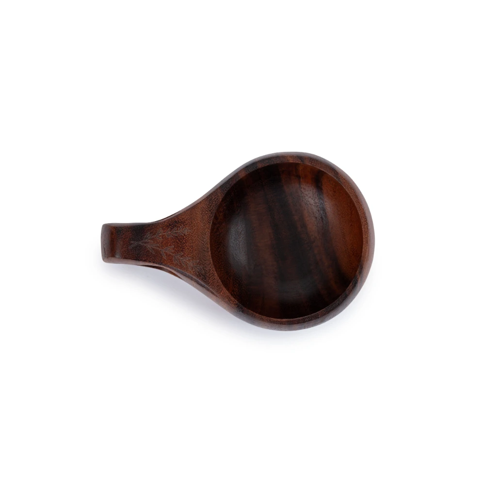Barebones Kuksa Wooden Drinking Cup 8 oz, Handmade Sustainable Acacia Wood, Ergonomic Handle, Nordic Camp Mug - CKW-1021 - Image 3