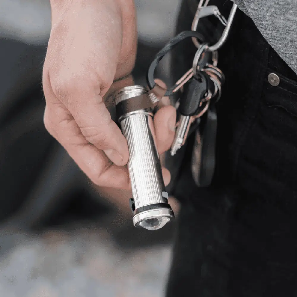 Barebones Mini Flashlight, Compact Pocket Torch, Bright Steady Light, Minimalist Everyday Carry for Travel, Home and Emergencies, Aluminium - LIV-156 - Image 8