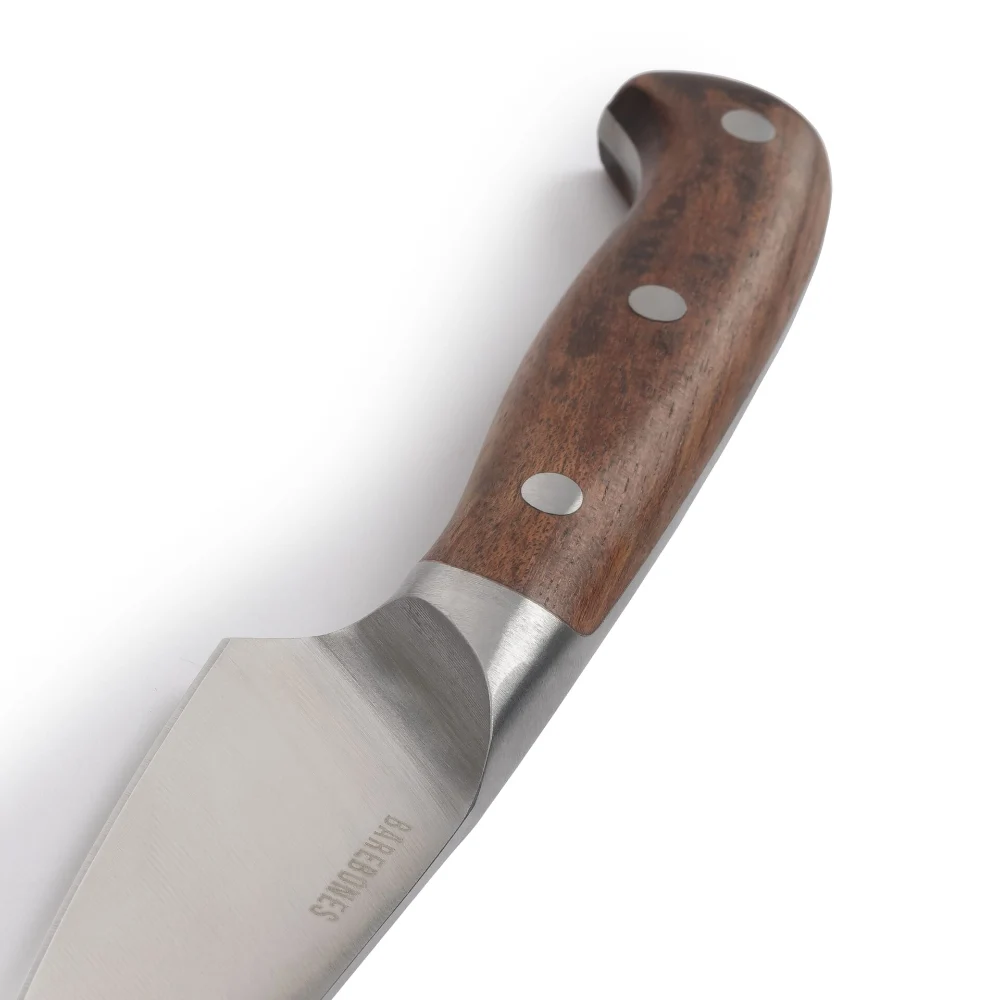 Barebones Wilderness Paring Knife, 4 Inch AUS 8 Stainless Steel Full-Tang Blade, Rosewood Handle, Leather Sheath for Camp & Picnic - CKW-108 - Image 5