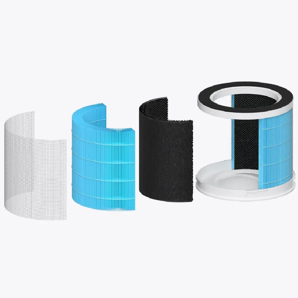 Bonaire GAP 12 Replacement Filter - 3 Layer Air Purifier Filter with Pre Filter, HEPA and Activated Carbon, White - Image 2
