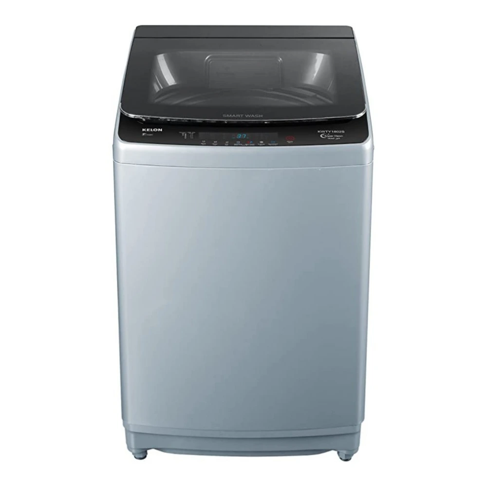 Kelon 8kg Fully Automatic Top Load Washing Machine, Multiple Wash Programs, Energy Efficient, Durable Drum, Low Noise, Titanium Grey - KWT81DG