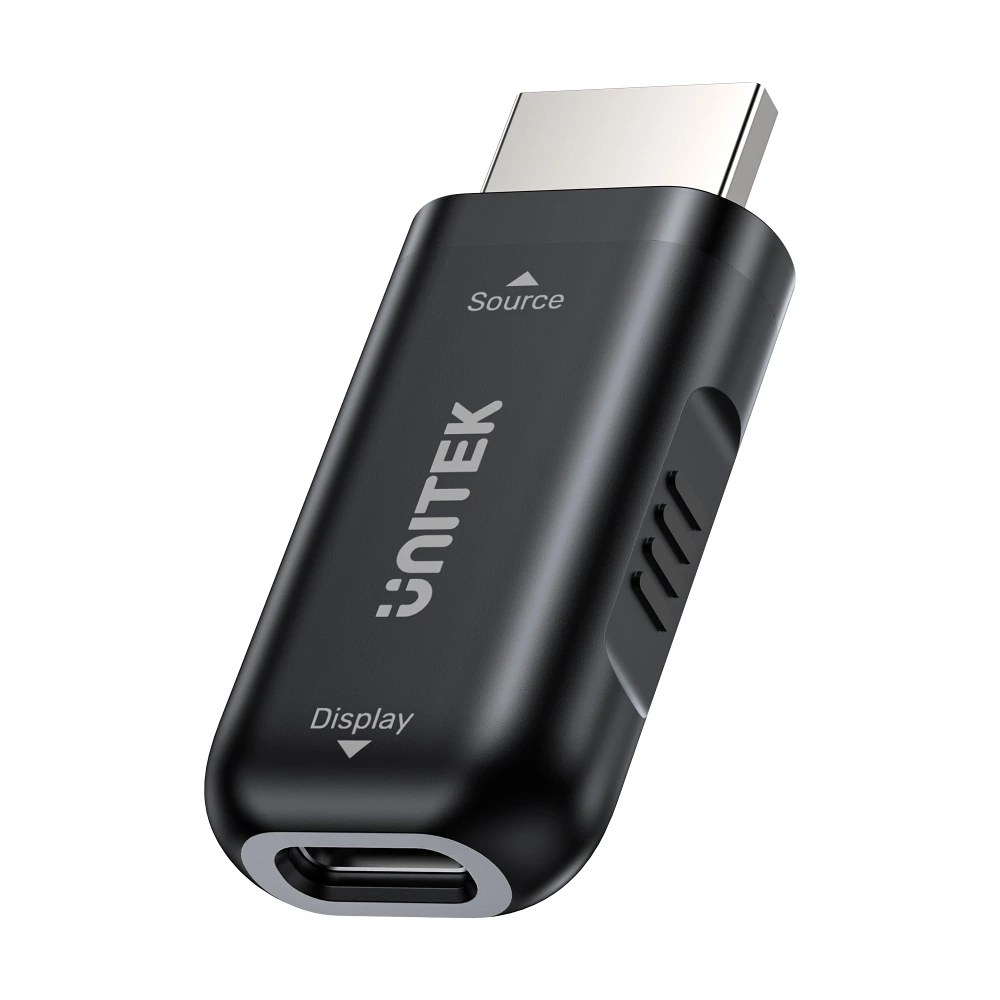 Unitek 4K 60Hz HDMI Male to USB-C Female Adapter, High-Speed Video Converter for Laptop, Monitor, TV, Projector and USB-C Display Devices, Black - V1187BBK01 - Image 2