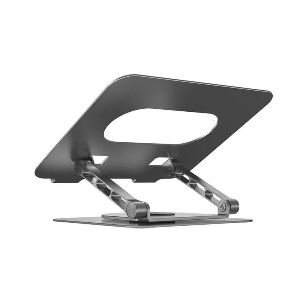 Unitek Adjustable Laptop Stand with 360 Degree Rotating Base, For 10 to 16 Inch Laptops, Aluminium Alloy, Supports up to 4.4kg, Ergonomic Height, Space Grey - OT180SL01 - Image 2