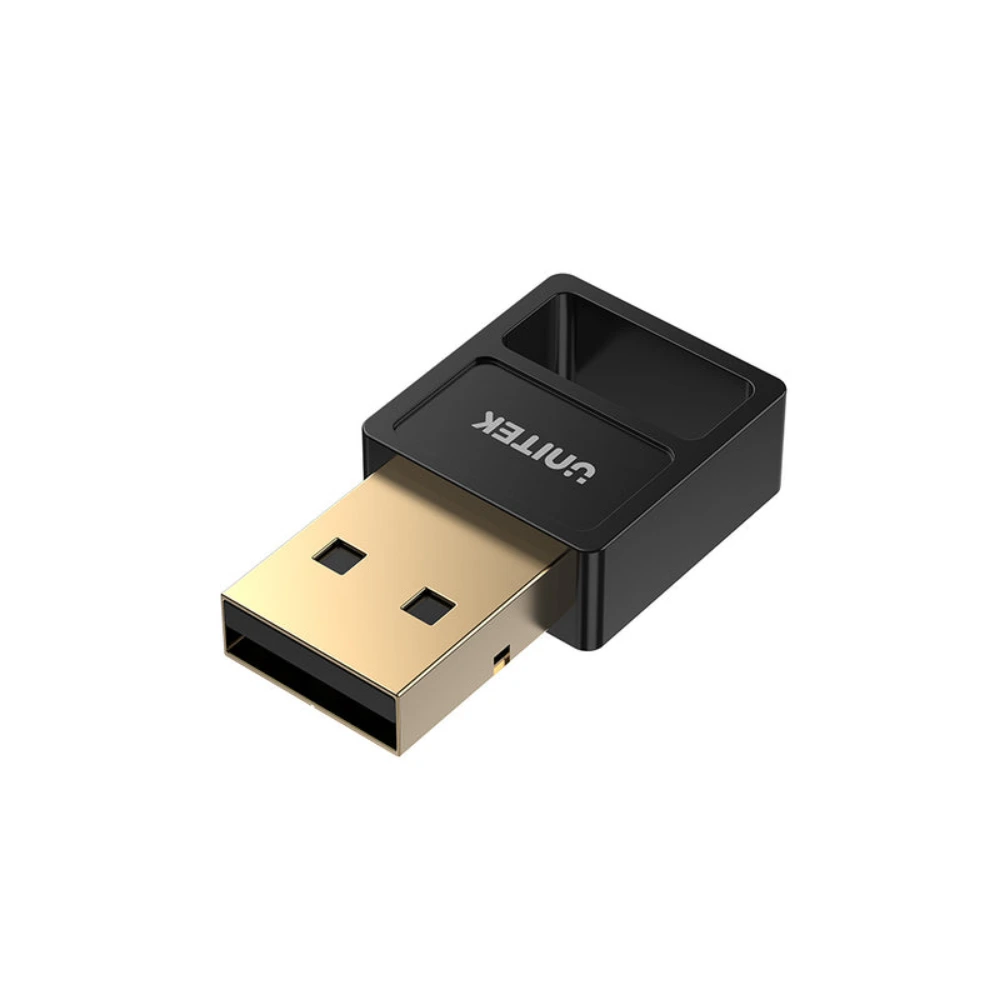 Unitek USB Bluetooth 5.3 Adapter, EDR Up to 3Mbps, 20M Range, Connect Up to 5 Devices, Mini Dongle for PC, Plug and Play on Windows 11 & 10, Black - B105B - Image 2