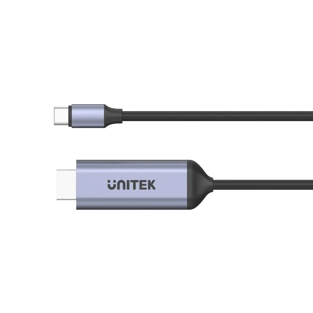 Unitek USB-C to HDMI 4K Cable, 1.8M, 4K 60Hz, HDCP 2.3 High-Speed Video Cable for Laptop, Monitor, TV and USB-C Devices for Home and Office, Space Grey - V1423A - Image 5