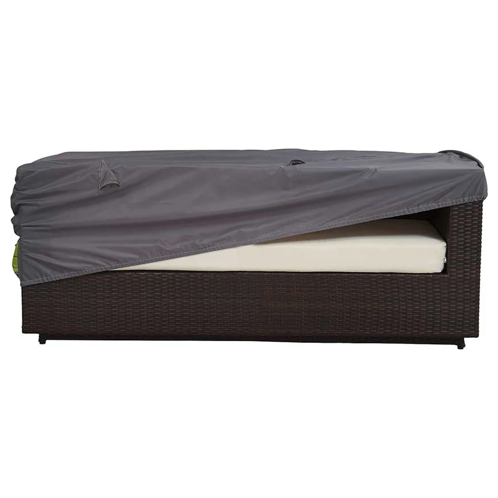 Cov'up Urban 3-Seater Outdoor Sofa Cover 205 x 75 x 60 cm, Waterproof UV-Resistant Polyester with Elastic Hem, Twin Aerators and Built-In Storage Bag - 101791 - Image 3