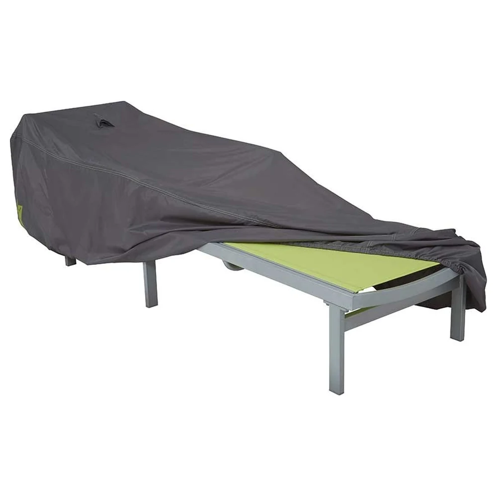 Cov'up Urban Sun Lounger Cover 200 x 75 x 45 cm, Waterproof UV Resistant PU Coated Polyester, Sealed Seams, Elastic Hem, Air Vent and Built-in Storage Bag, Grey - 101787 - Image 2