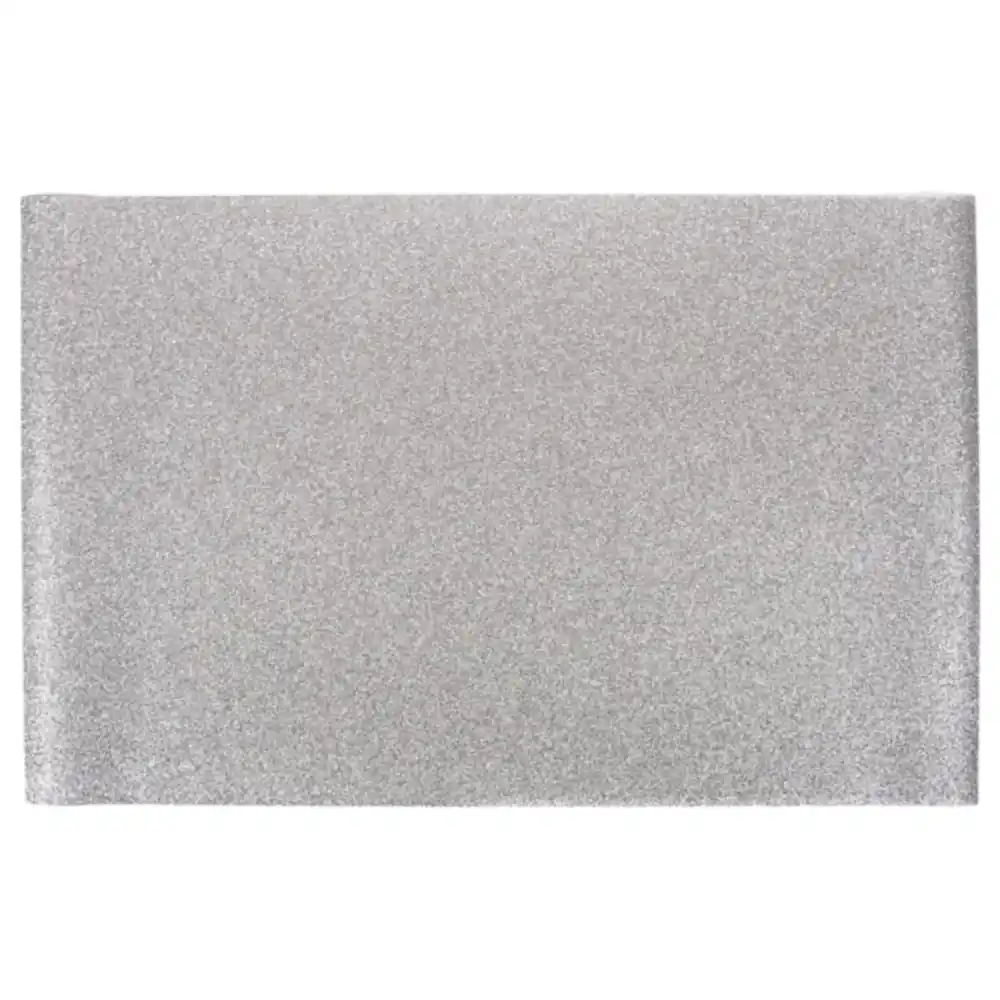 Create Out Loud Silver Glitter Iron-On Transfer Sheet 12 x 19 Inch, Cutting Machine Compatible, for T-Shirts, Bags and Home Decor - WDC40590 - Image 2