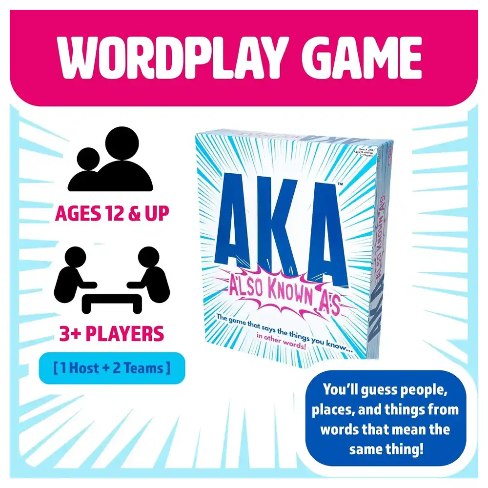 Endless Games AKA Also Known As Wordplay Party Game with 486 Cards, Over 1400 Challenges, Sand Timer and Scoreboard, Ages 12 Plus - Image 2