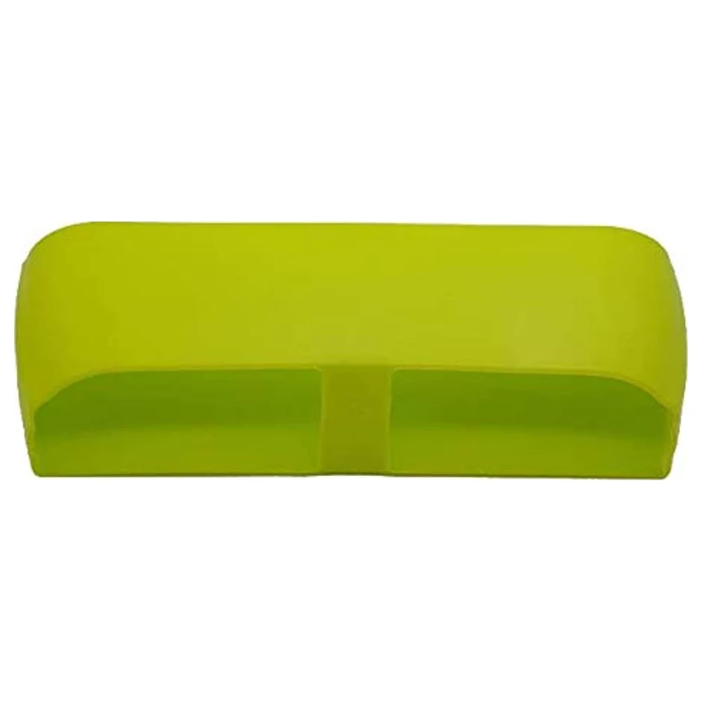 Hanging Slipper Holder Shoe Storage Shelf, Compact Plastic Slipper Rack Organizer 25.8 cm Wide, Green