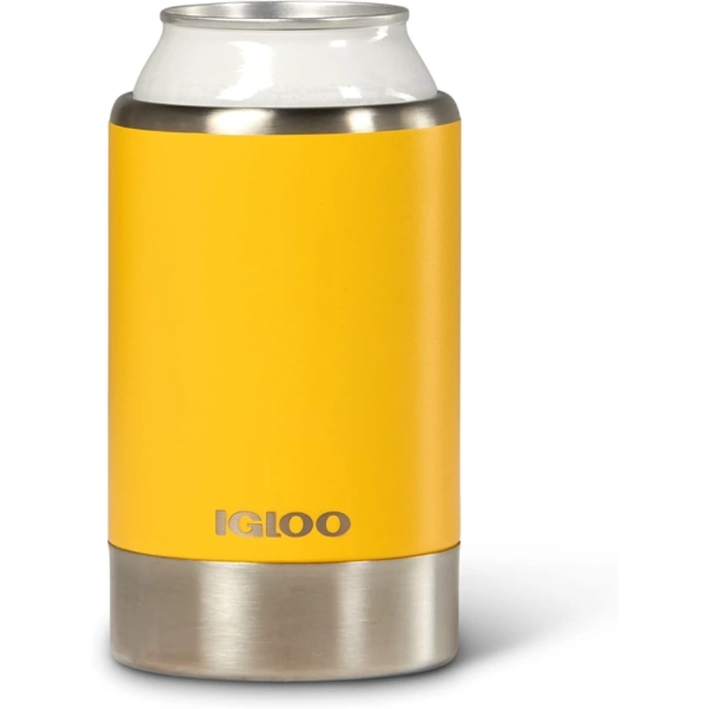 Igloo Coolmate 12 oz Slim Can Cooler, Vacuum Insulated Stainless Steel, Gasket Fit, Reusable Can Holder for Slim Cans, Gloss - 00070842 - Image 4