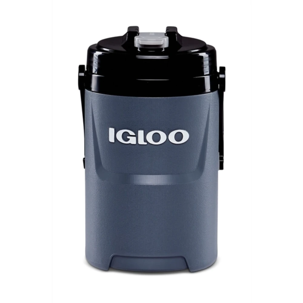 Igloo Laguna Pro Half Gallon Water Jug, Insulated Sports Jug, Gasketed Flip Cap, Leak Resistant, Cool Riser, Charcoal - 00031279