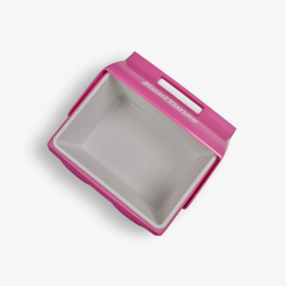 Igloo Playmate Classic KoolTunes Cooler with Bluetooth Speakers, 14 Quart Retro Boombox Cooler, IP56, Up to 10 Hours Play, Pink Fizz - 00027733 - Image 3