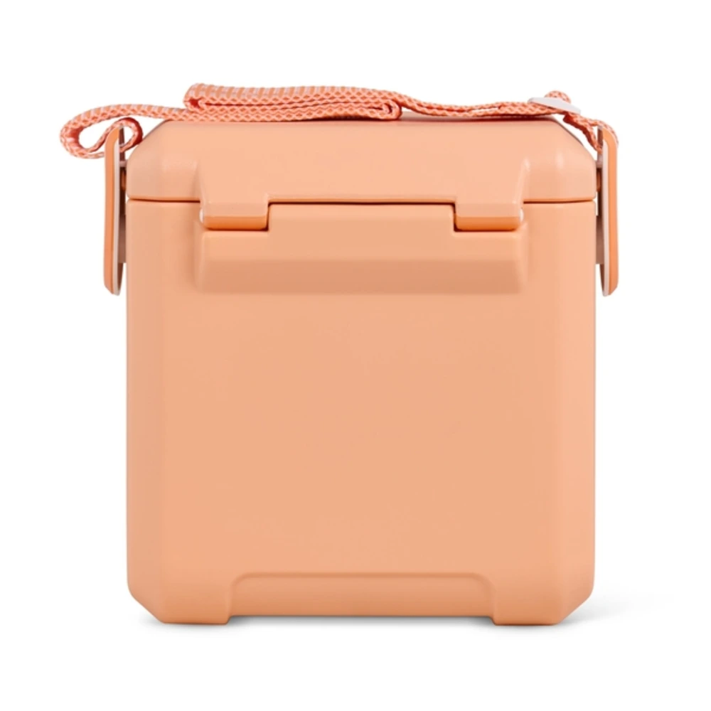 Igloo Tag Along Too 11 Quart Cooler, Compact Cube Cooler with Woven Crossbody Strap, MaxCold Insulation, Locking Lid, Apricot - 00032972 - Image 5