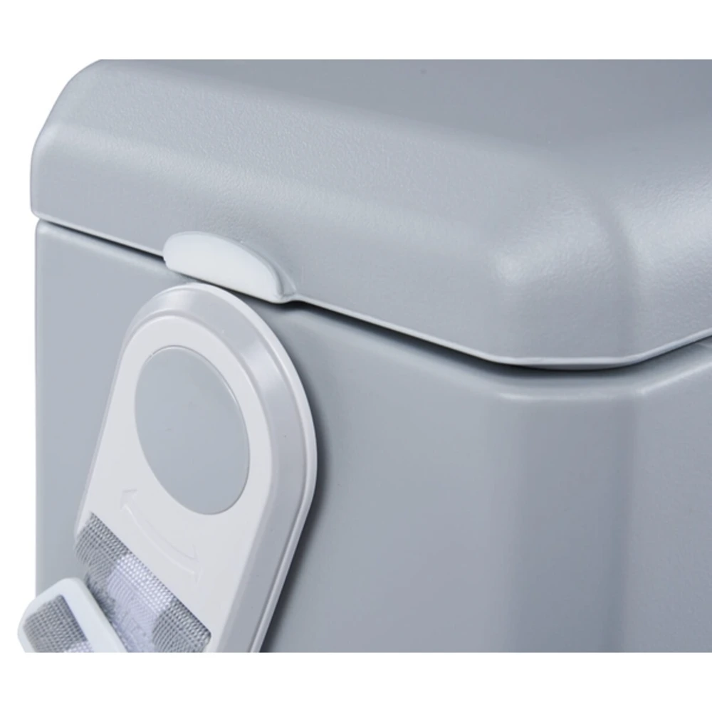 Igloo Tag Along Too 11 Quart Cooler, Compact Cube Cooler with Woven Crossbody Strap, MaxCold Insulation, Locking Lid, Grey - 00032651 - Image 5