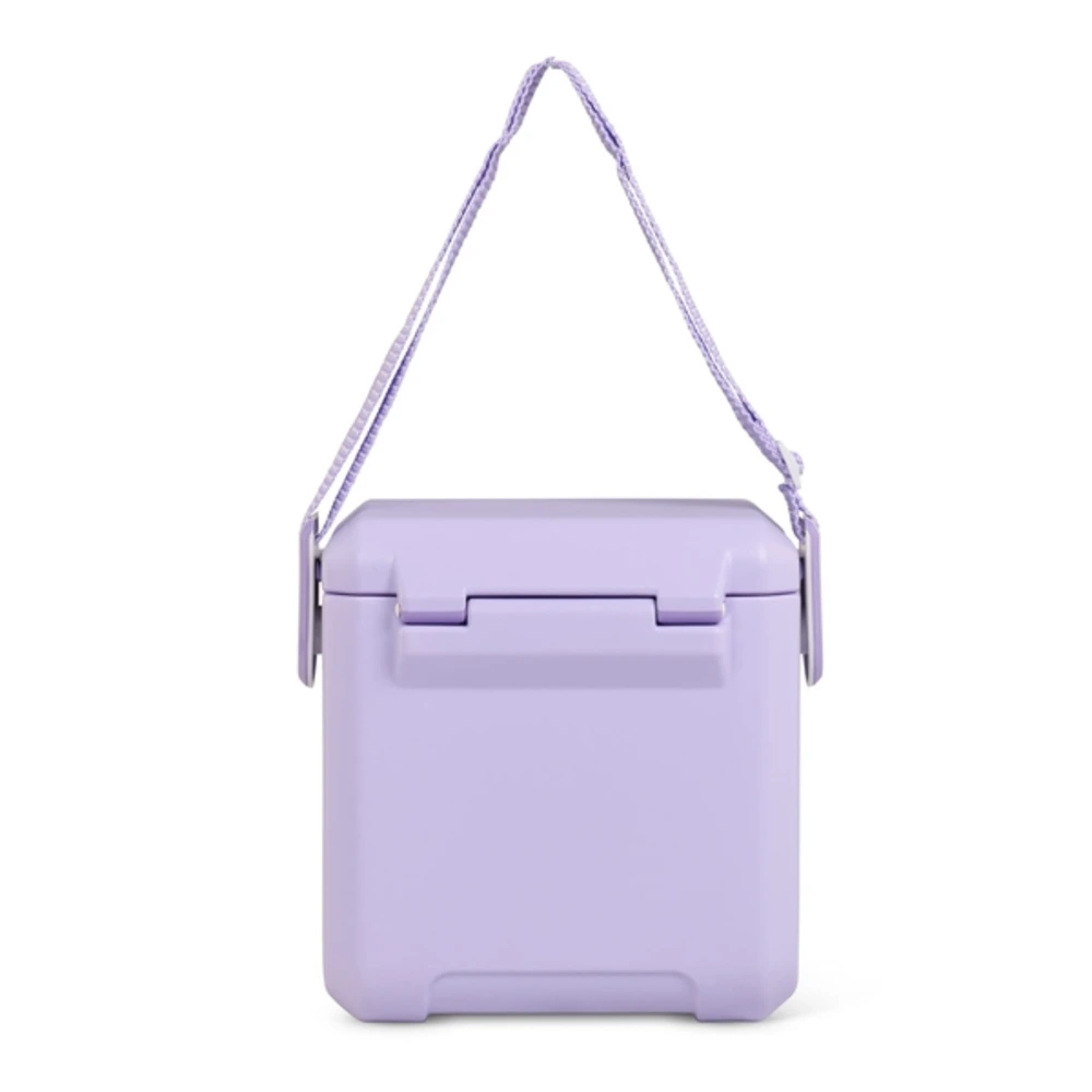 Igloo Tag Along Too 11 Quart Cooler, Compact Cube Cooler with Woven Crossbody Strap, MaxCold Insulation, Locking Lid, Lilac - 00032973 - Image 3