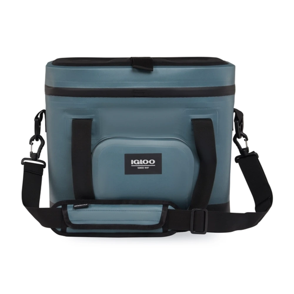 Igloo Trailmate 18 Can Softside Cooler Bag, MaxCold Ultra Insulation, Weather-Resistant 600D Shell, Wide Opening, Spruce - 00062203