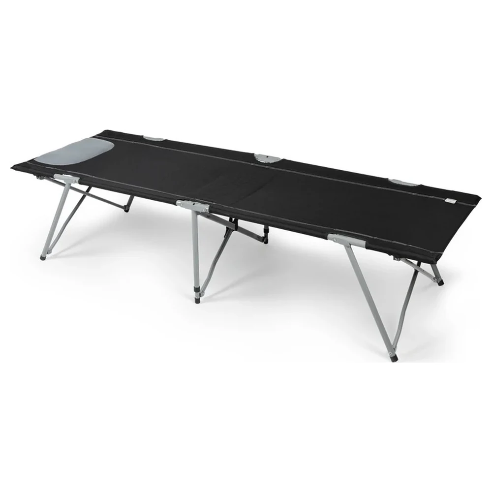 Kampa Dream XL Extra Wide Single Camp Bed with Integral Soft-Touch Pillow, Oversized Steel Frame, 600D Polyester and XPRESS Folding, 120 kg Load - 9120000570