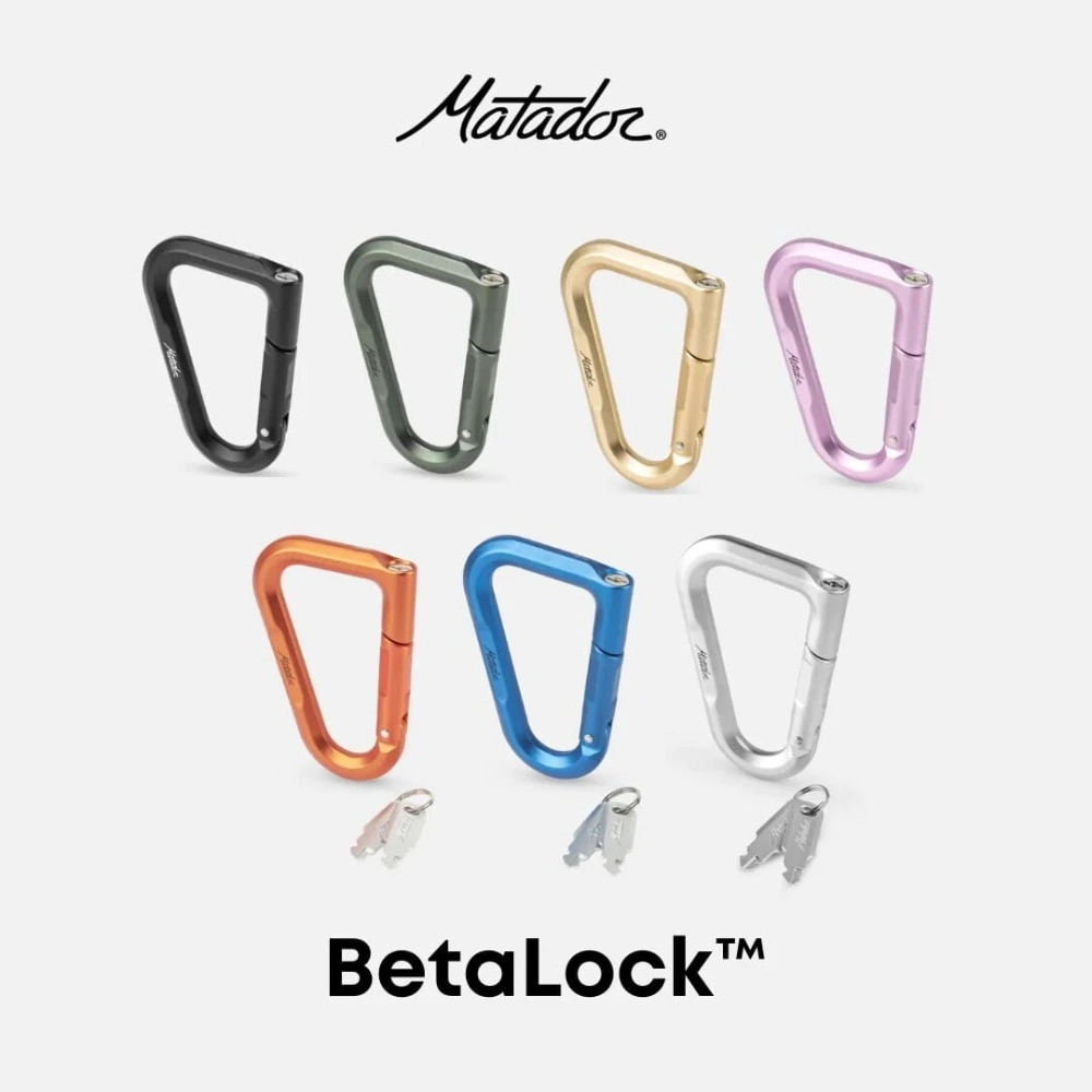 Matador BetaLock Locking Carabiner, Key Lock Aircraft-Grade Aluminium Clip, Anti-Theft for Backpacks and Luggage, TSA, Canyon Orange - MATQLL001ORG - Image 4