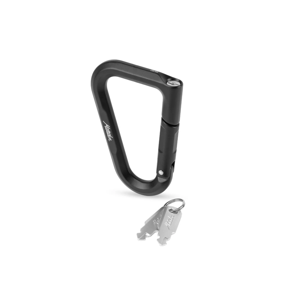 Matador BetaLock Locking Carabiner, Key Lock Aircraft-Grade Aluminium Clip, Anti-Theft for Backpacks and Luggage, TSA, Matte Black - MATQLL001BK - Image 2