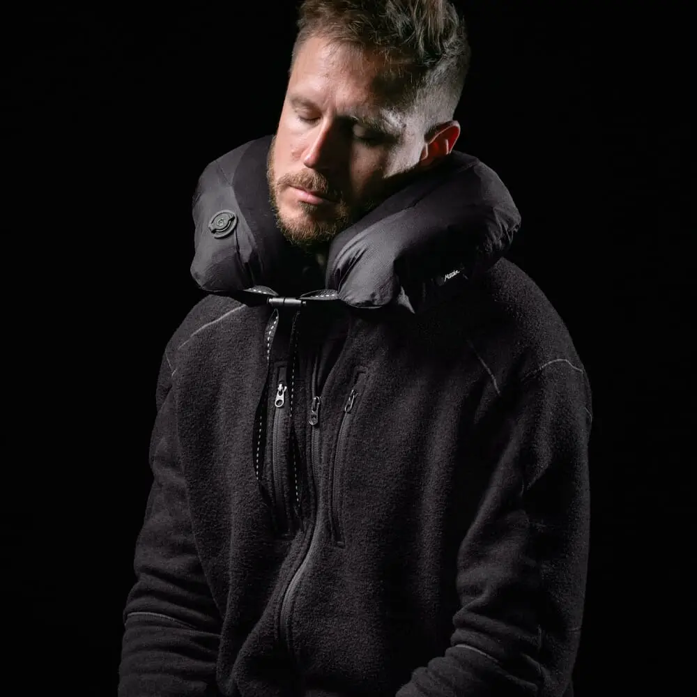 Matador Blackout Travel Pillow, Ultra Packable Neck Pillow, Soft Supportive Comfort, Lightweight for Flights, Black - MATNP001BK - Image 8