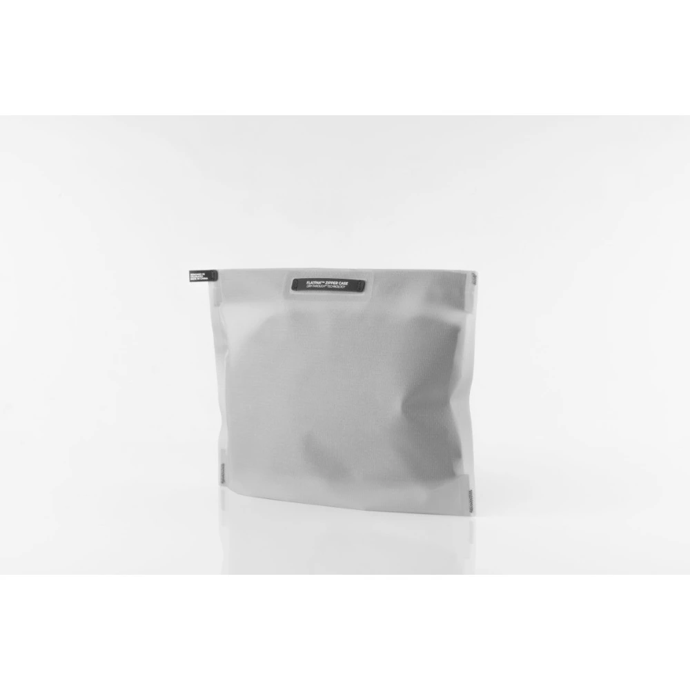 Matador FlatPak Zipper Toiletry Case 2.25L, Ultralight Leakproof Toiletry Bag, Welded Seams, Quick Access Zipper, Arctic White - MATFPZ001W - Image 2