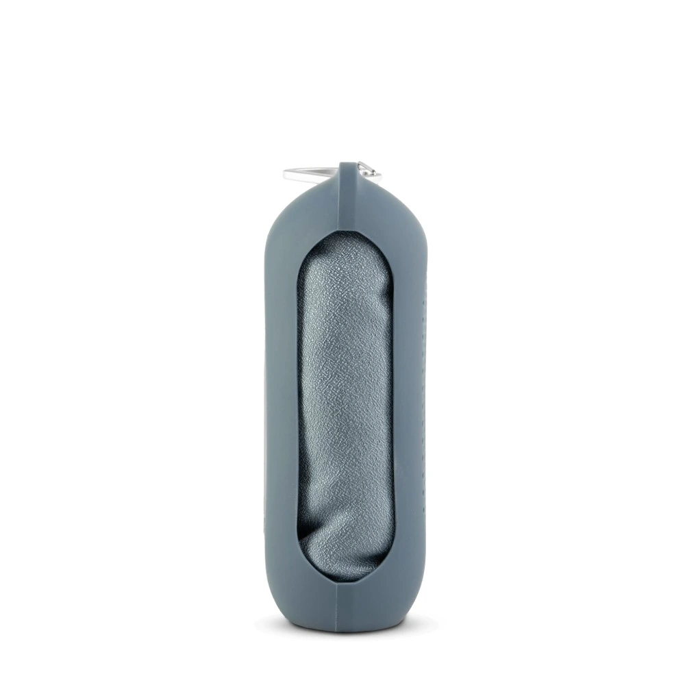 Matador NanoDry Packable Shower Towel Large, Quick Dry Nanofibre Travel Towel, Silicone Case with Carabiner, Slate Blue - MATNDL2001B