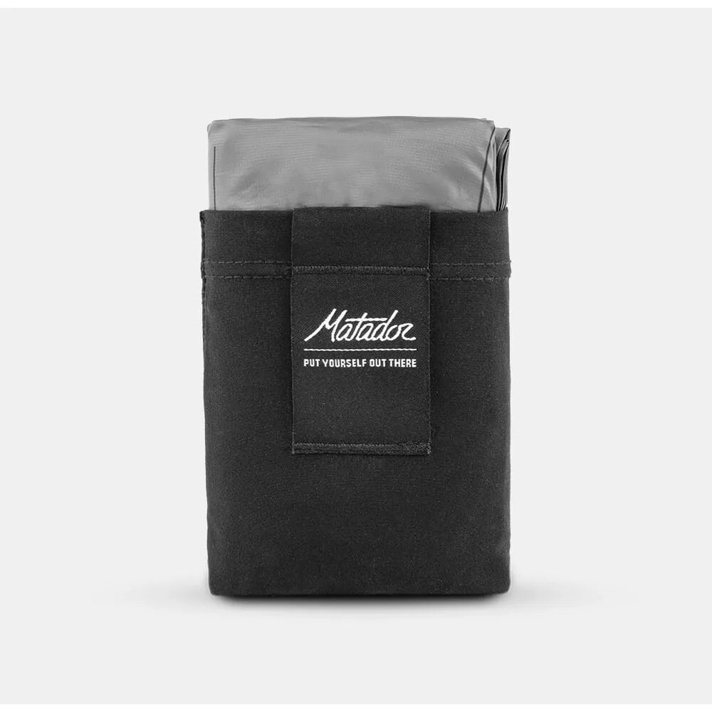 Matador Pocket Blanket, Pocket-Sized Waterproof Picnic Blanket for 2-4 People, Beach, Park and Camping Mat, Black - MATL5001BK