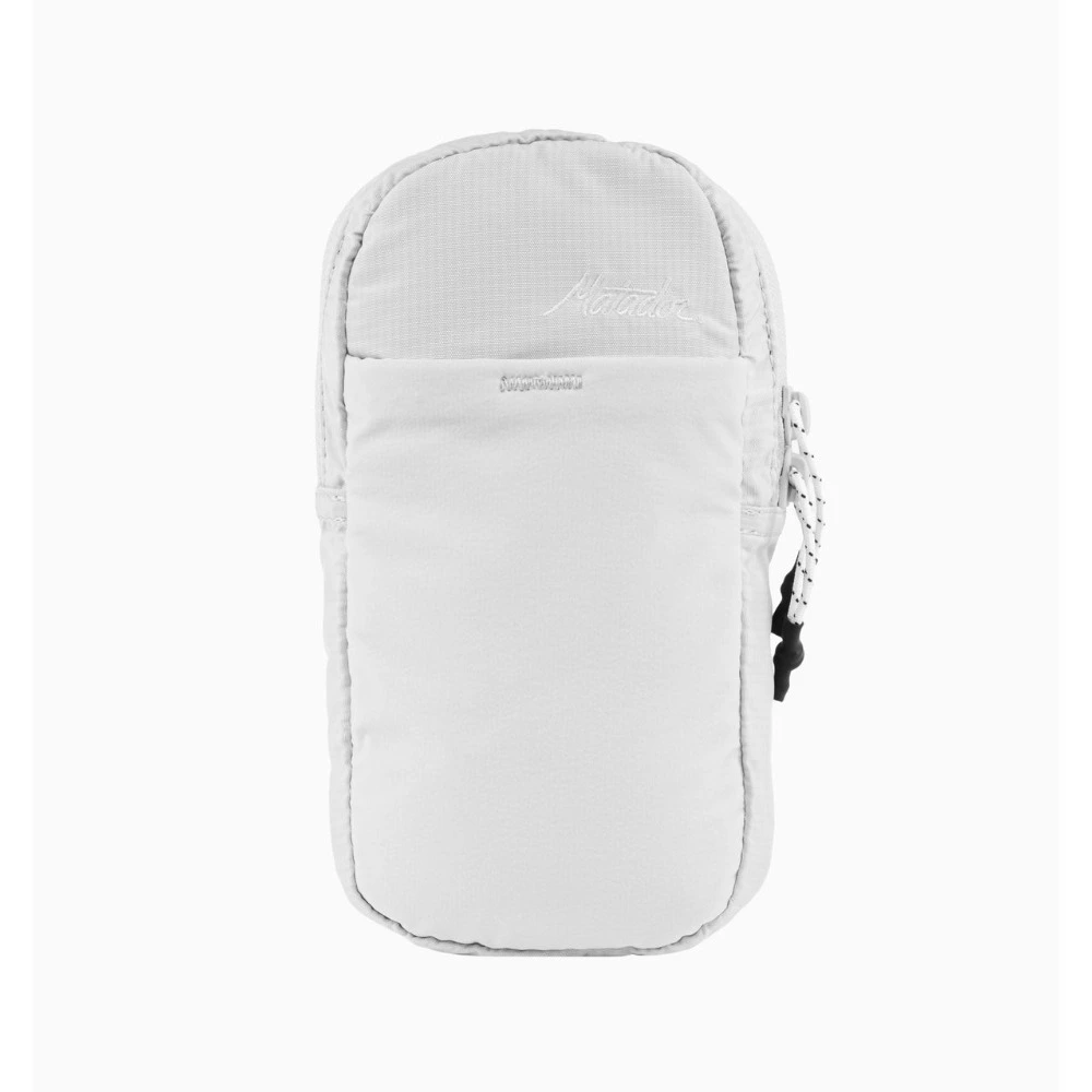 Matador Speed Stash, Backpack Shoulder Strap Pocket, Quick Access Phone and Passport Pouch, Universal Fit, Arctic White - MATUSP001W