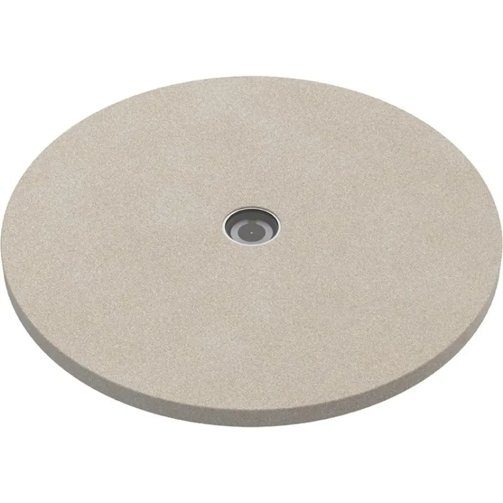 Outdoorchef Round Pizza Stone 32 cm, Cordierite Baking Stone for Grill and Oven, Heat Indicator, Crispy Pizza Base - 14.491.80