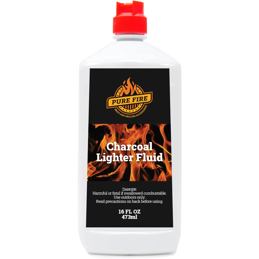Pure Fire Liquid Firelighter 16 oz, Pour-On Fire Starter for Wet and Difficult Tinder, Campfire and BBQ Lighting Fluid - PF16OZ - Image 2