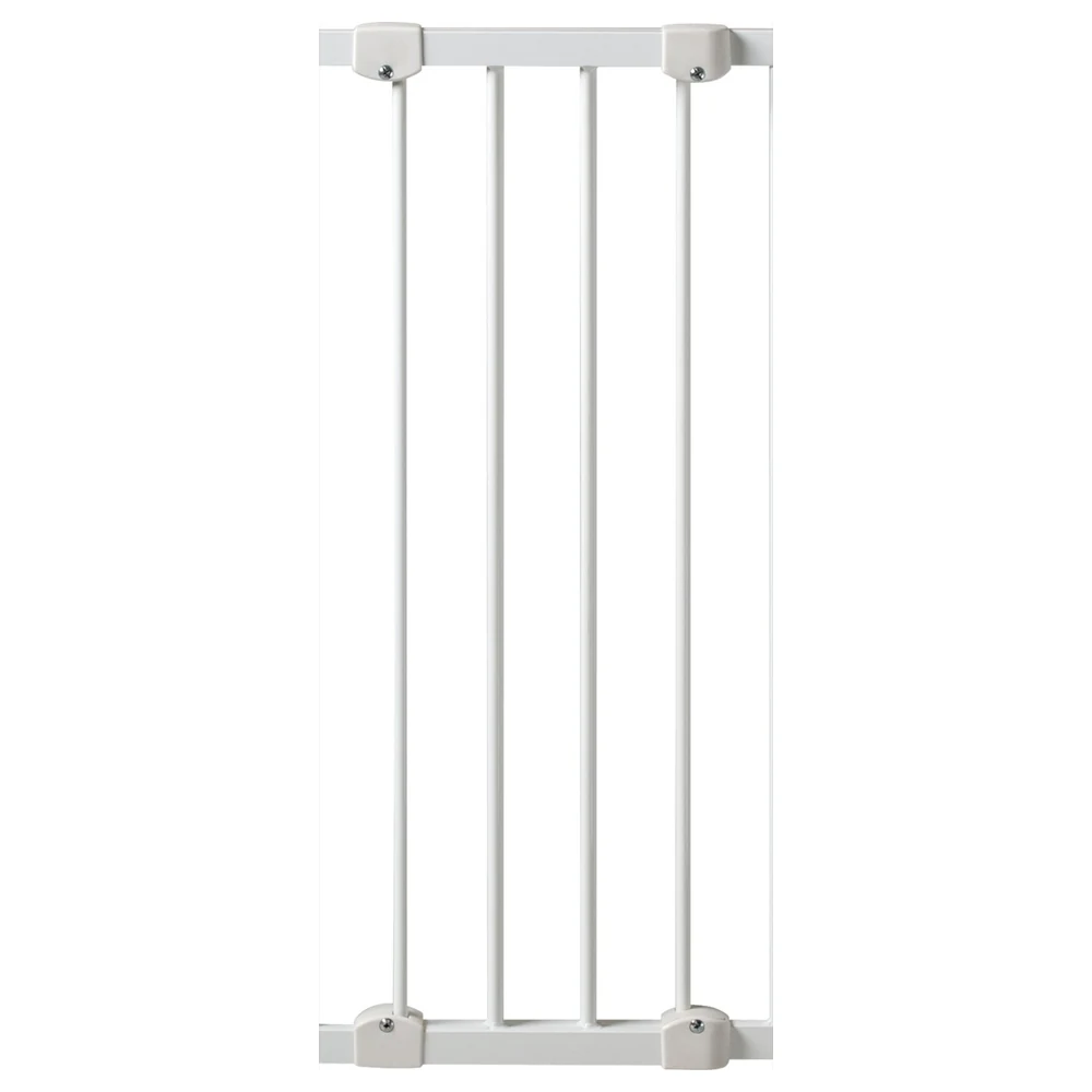 KidCo Angle Mount Safeway 10 Inch Baby Gate Extension for Hardware Mount Gate G2100, White Metal Panel - G4200 - Image 4