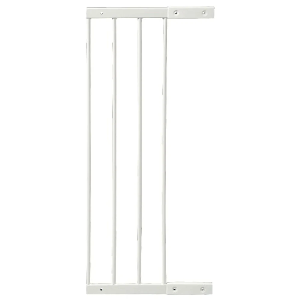 KidCo Angle Mount Safeway 10 Inch Baby Gate Extension for Hardware Mount Gate G2100, White Metal Panel - G4200 - Image 5