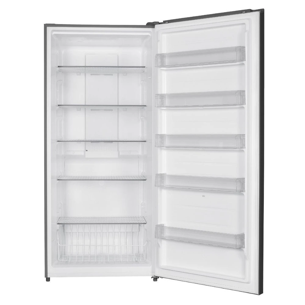 Orca Upright Convertible Freezer, 600-Litre Capacity, 21.2-Cubic-Foot Storage, Vertical Design, Convertible Freezer Storage, Silver - OR-FN177SSL - Image 2