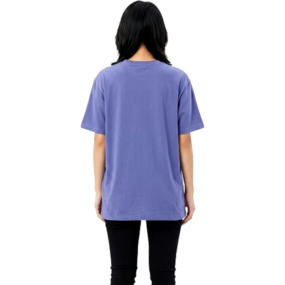 Disney Minnie Mouse M Graphic Women Oversized Drop Shoulder T-Shirt, 100 Percent Cotton, Crew Neck Short Sleeve, Casual Wear, Size M, Blue - TU26258 - M - Image 2
