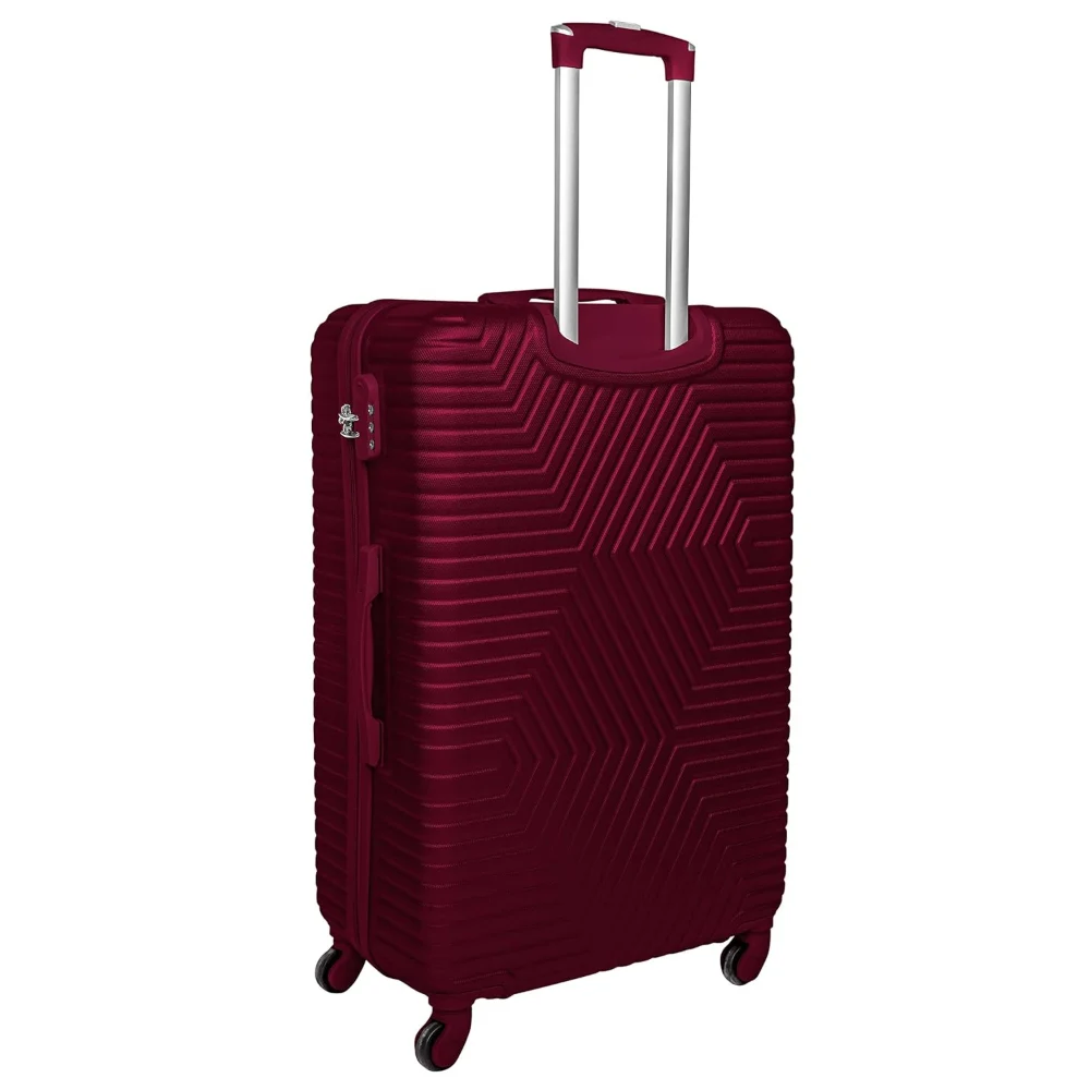 TrekKit 2-Piece Hard-Shell Suitcase Set, 20,28-Inch Luggage, 7 kg and 30 kg Capacity, ABS Material, Four Spinner Wheels for Travel, Red - NBHA-2-Red-FBA - Image 3