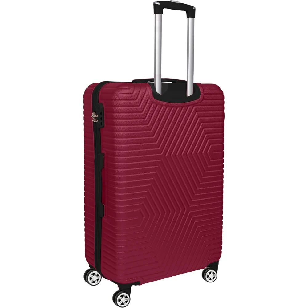 TrekKit 20-Inch Carry-On Luggage Trolley, Lightweight ABS Hardshell Hand-Carry Suitcase, Four Spinner Wheels, Compact Travel Luggage, 51cm, Red - NBHA-20-Red-FBA - Image 3