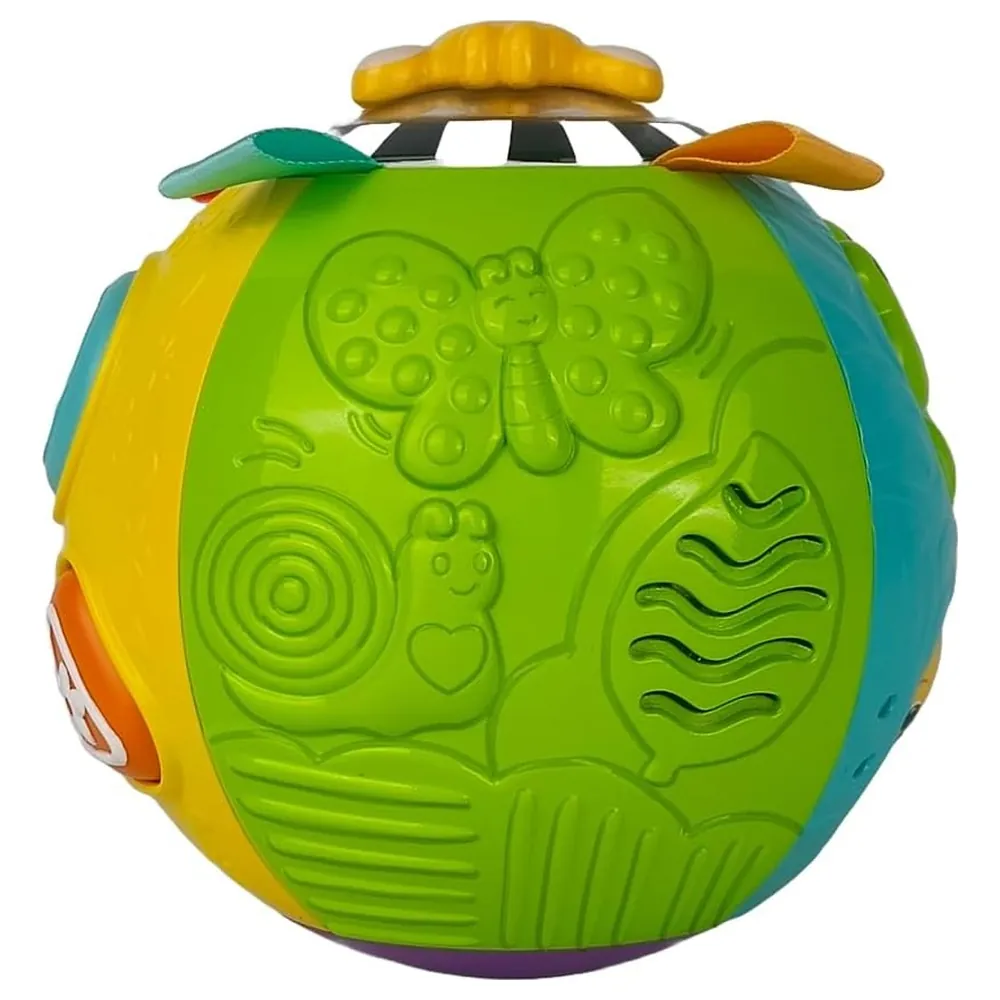 VTech Baby Animal Discoveries Ball Interactive Sensory Activity Ball with Lights, Motion-Activated Sounds, Shapes, Colours, Textures and 15 Melodies, 3-24 Months - VT80-577603 - Image 8