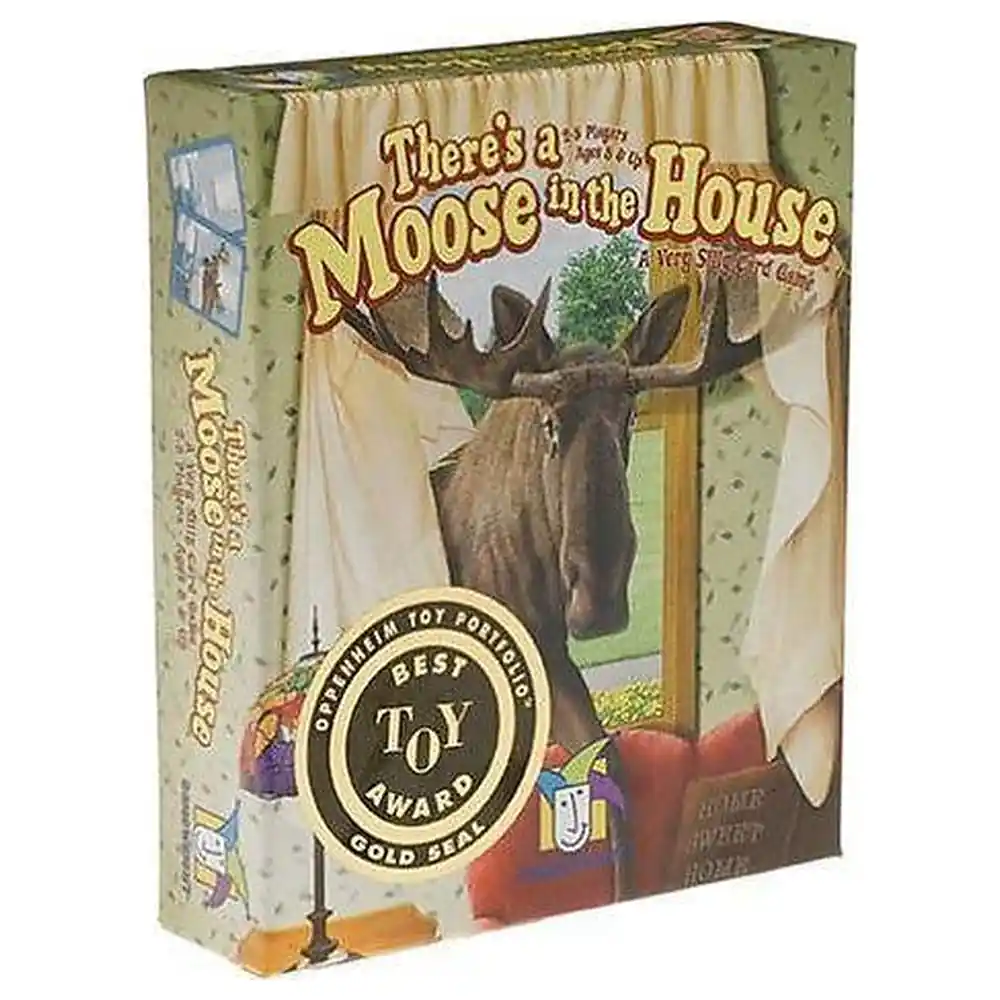 Gamewright There's a Moose in the House Silly Matching Card Game with 58 Cards, Doors and Moose Traps, Ages 8 and Up - 227 - Image 3