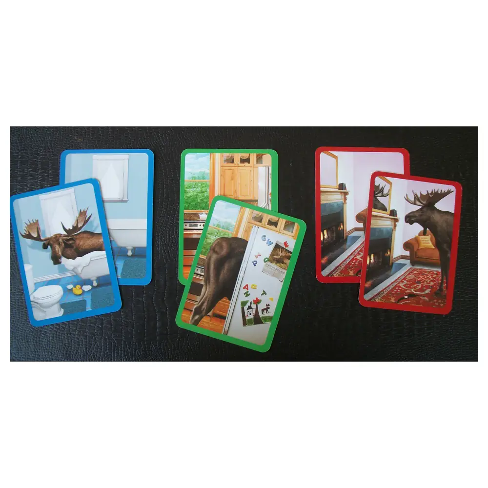 Gamewright There's a Moose in the House Silly Matching Card Game with 58 Cards, Doors and Moose Traps, Ages 8 and Up - 227 - Image 4