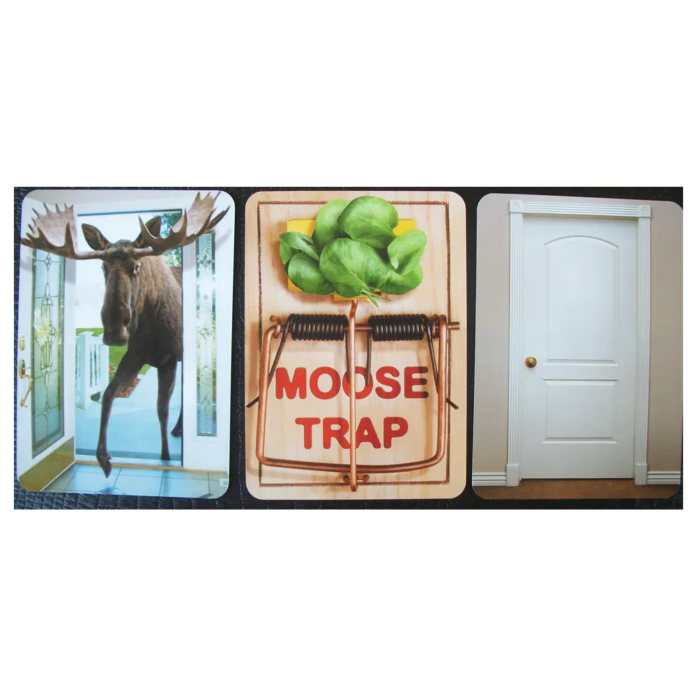 Gamewright There's a Moose in the House Silly Matching Card Game with 58 Cards, Doors and Moose Traps, Ages 8 and Up - 227 - Image 5
