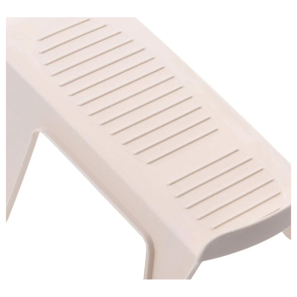 GulfDealz Double Layer Adjustable Shoe Slot Organizer, 3-Level Height Space Saving Shoe Stacker Rack with Anti-Slip Surface, Beige PP - Image 6