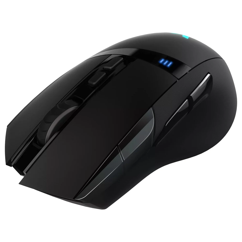 Rapoo VPRO VT350 Dual-Mode Wired and 2.4GHz Wireless Gaming Mouse, 5000 DPI, 11 Programmable Buttons, Onboard Memory, Rechargeable, Black - VT350 - Image 3