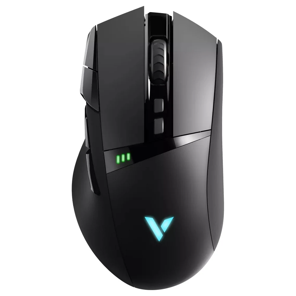 Rapoo VPRO VT350 Dual-Mode Wired and 2.4GHz Wireless Gaming Mouse, 5000 DPI, 11 Programmable Buttons, Onboard Memory, Rechargeable, Black - VT350 - Image 8