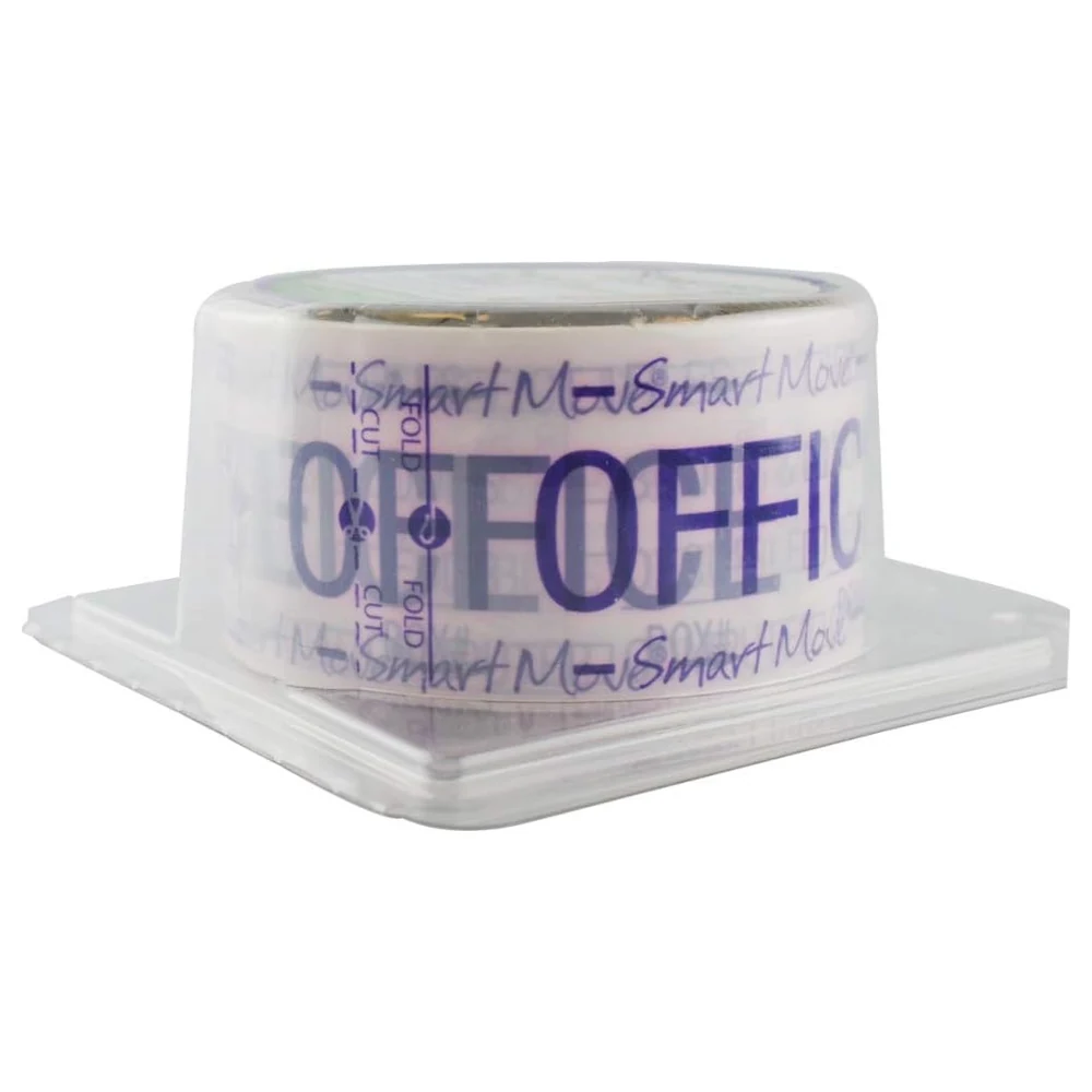 Smart Move Office Labeling Tape for Moving and Storage, Over 108 Printed Labels, 48mm x 30 Yards Clear Carton Sealing Tape - MT10701 - Image 2