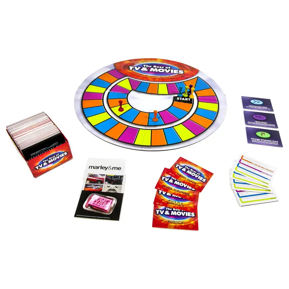 Spin Master Games The Best of TV and Movies Trivia Board Game, 400 Cards and 1500+ Questions for 2-6 Players, Family Game Night - 6022551 - Image 3