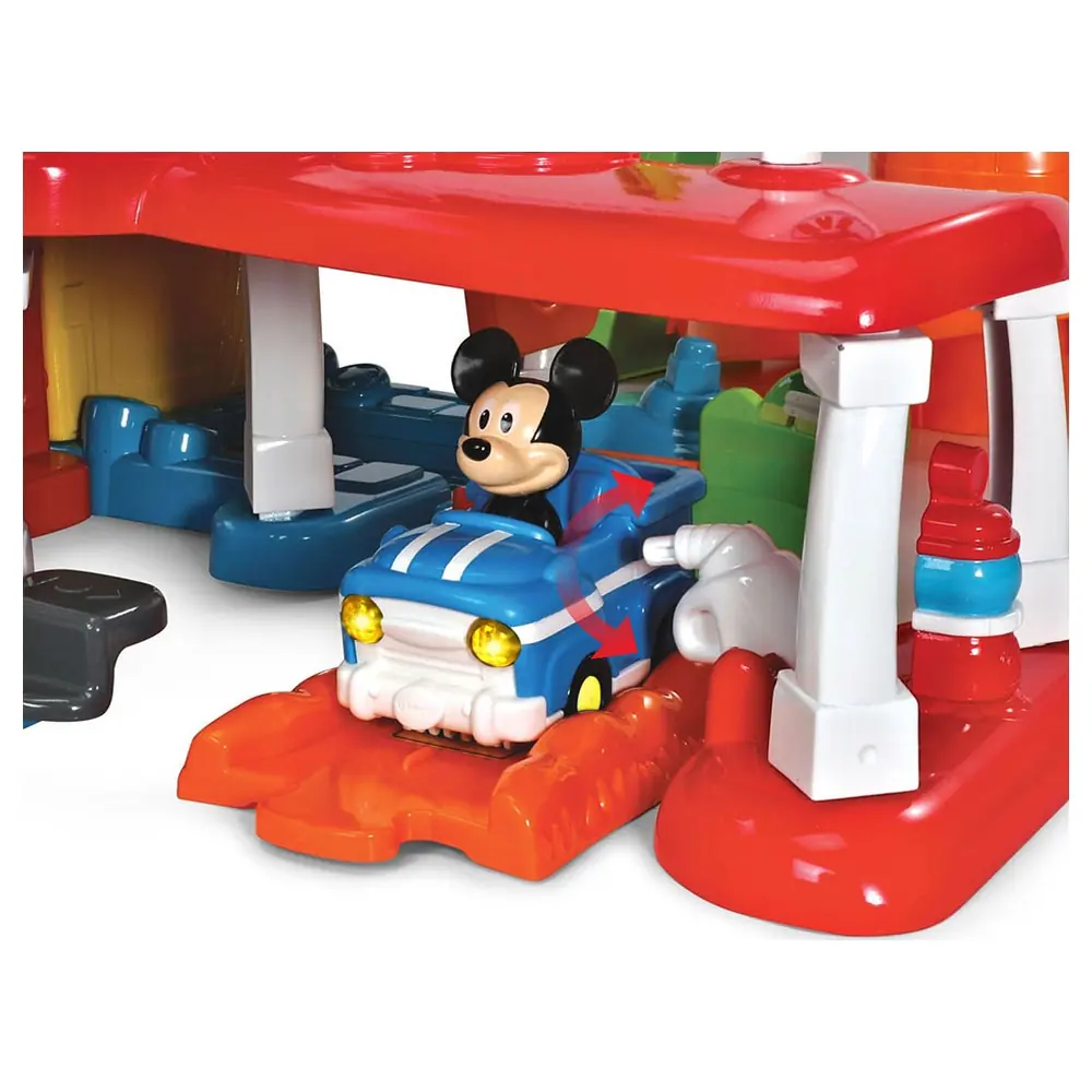 VTech Disney Mickey Mouse Gas & Go Repair Shop Playset with Mickey Mouse Truck, 7 SmartPoint Locations, Repair Lift and Car Wash, 75+ Sounds - VT80-534803 - Image 4