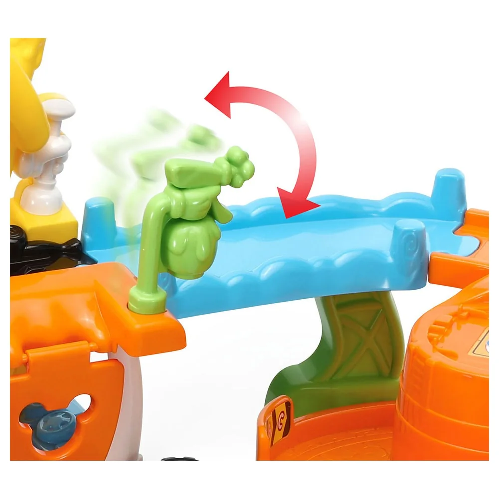 VTech Disney Mickey Mouse Gas & Go Repair Shop Playset with Mickey Mouse Truck, 7 SmartPoint Locations, Repair Lift and Car Wash, 75+ Sounds - VT80-534803 - Image 5
