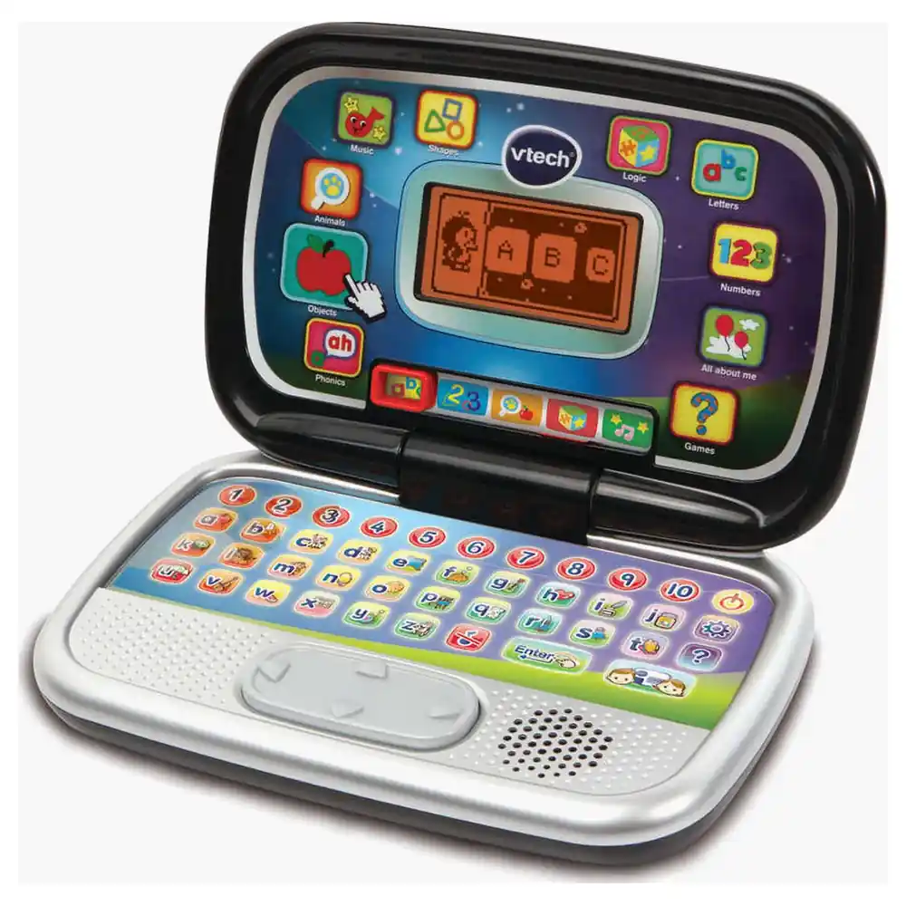 VTech My Zone Laptop Kids Learning Computer with 30 Activities, 40 Melodies, Animated Back-Lit Screen and Personalised Play, 3-6 Years - VT80-196303