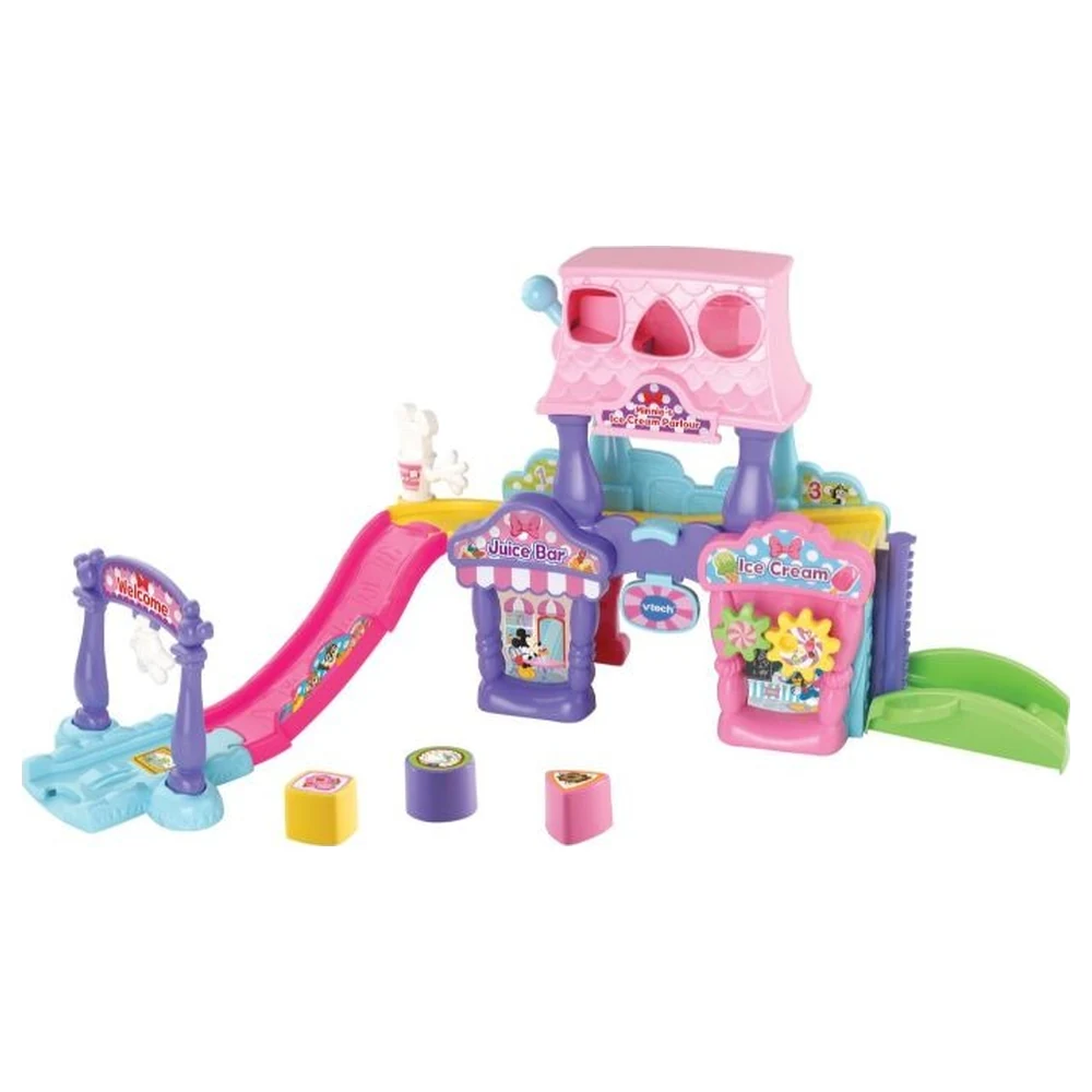 VTech Toot-Toot Drivers Ice Cream Parlour Playset with SmartPoint Ice Cream Truck, 3 SmartPoint Locations, Shape Sorter and Lift, 1-3 Years - VT80-512000 - Image 2